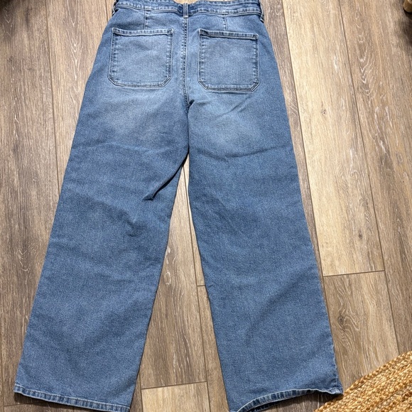 Wonderly Blue Wide Leg Jeans - Picture 4 of 4
